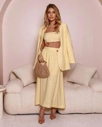 Saia Angelina Amarelo