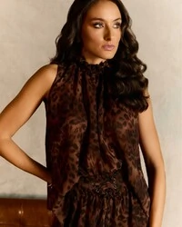 Blusa Animal Print Luma