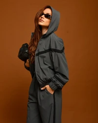 Conjunto Martina Cinza