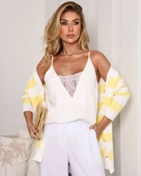 Calça Alfaiataria Luna Branco