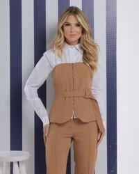 Corselet Elisa Camel