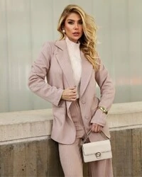 Blazer Risca De Giz Lorena