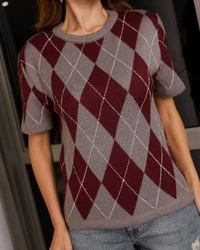Blusa Losango Morgana cinza