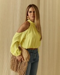 Blusa Amanda Manteiga