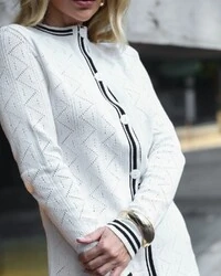 Conjunto Tricot Helena Off White
