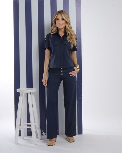 Foto Camisa Laura Azul