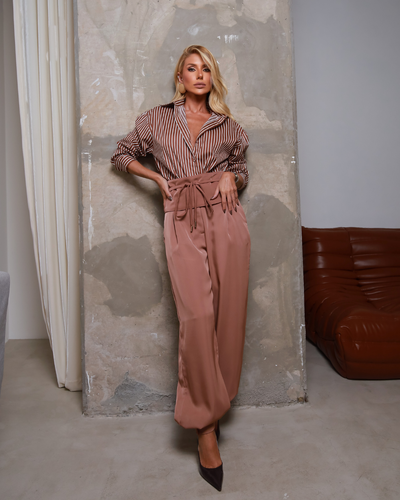 Foto Calça Harém Sarah Chocolate