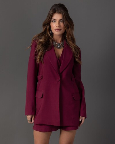 Foto Blazer Alfaiataria Chloe Cherry
