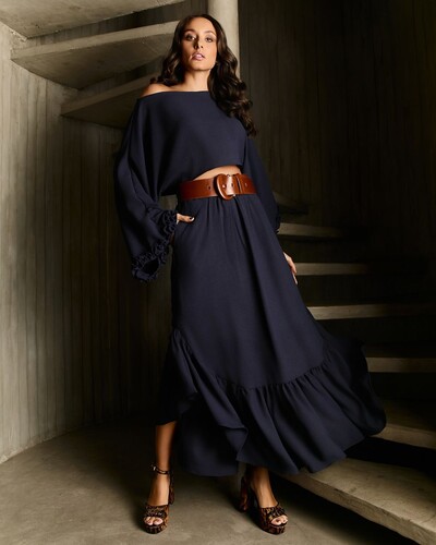 Foto Conjunto Olive Marinho