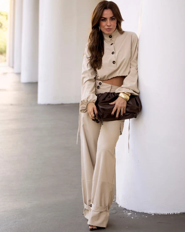Calça Emiliana Bege