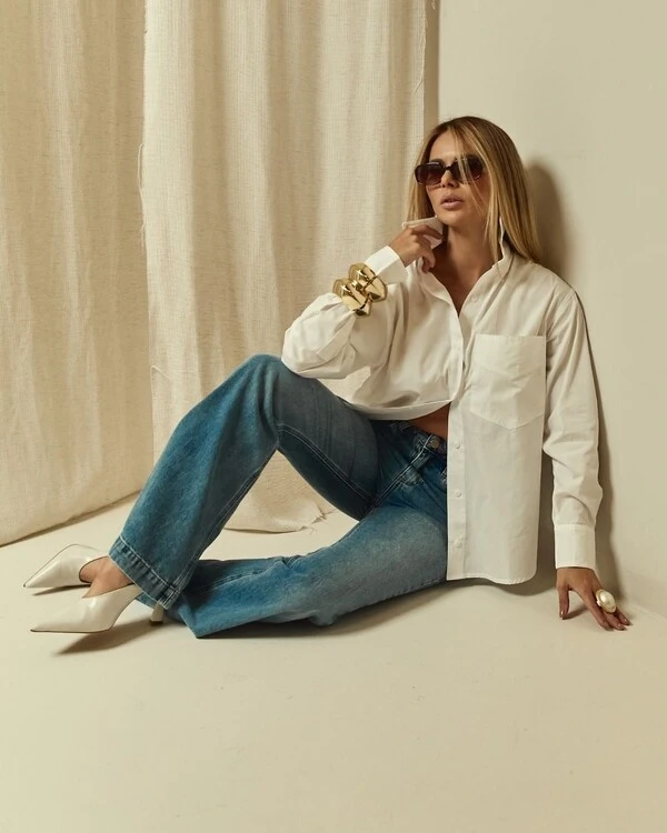 Camisa Marjorie Branca