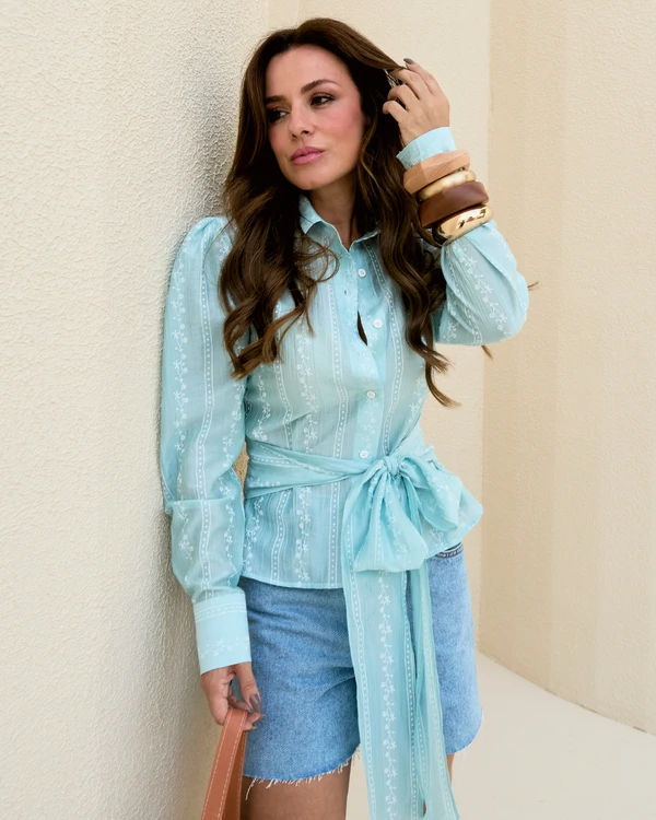 Camisa Liz Azul