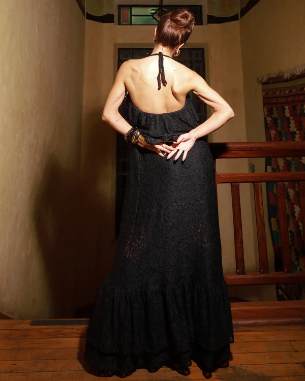 Vestido renda Lola Preto