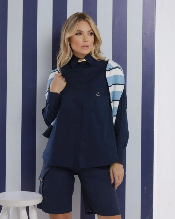 Camisa Marjorie Azul