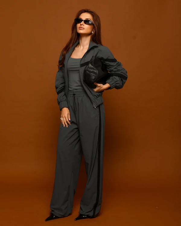 Conjunto Martina Cinza