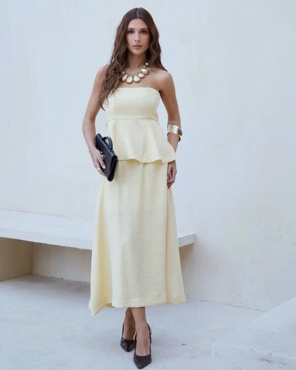 Conjunto Angelina Amarelo