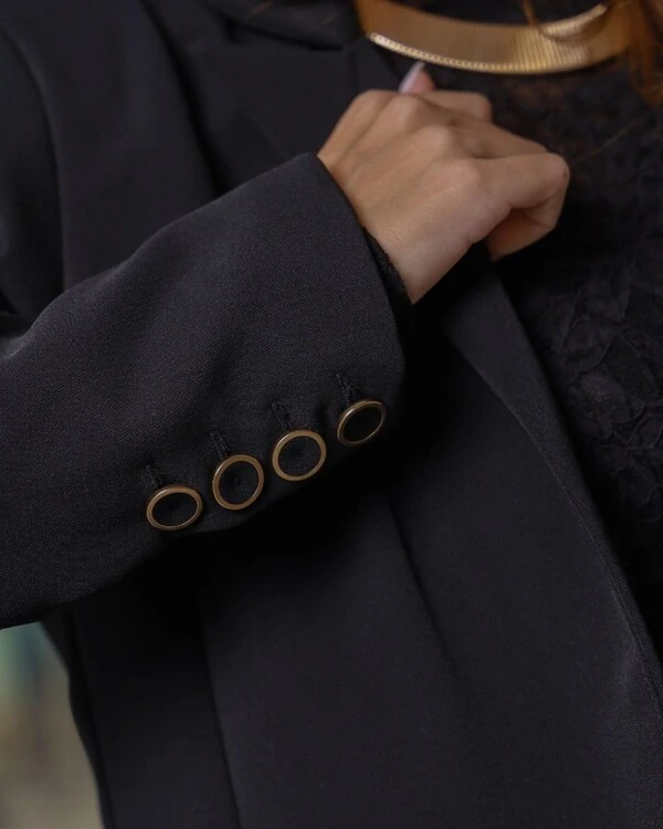 Blazer Alfaiataria Michele Preto