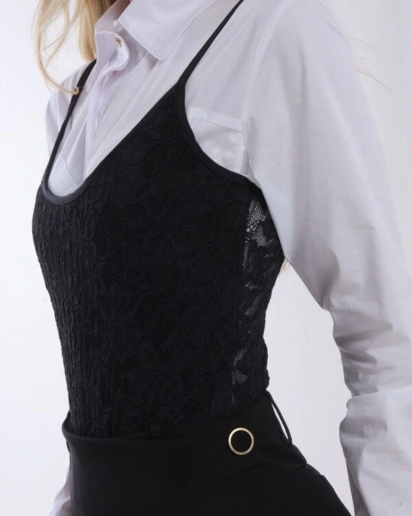 Body Renda Lola Preto