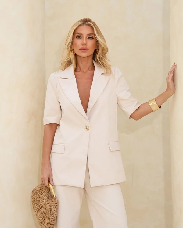 Blazer Lorena Bege