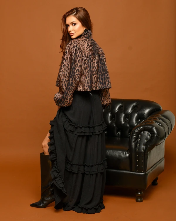 Casaqueto Animal Print Lorena
