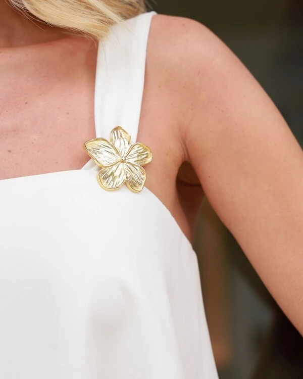 Blusa Assimétrica Íris Branco