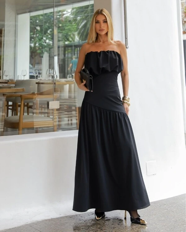 Vestido Rebeca Preto