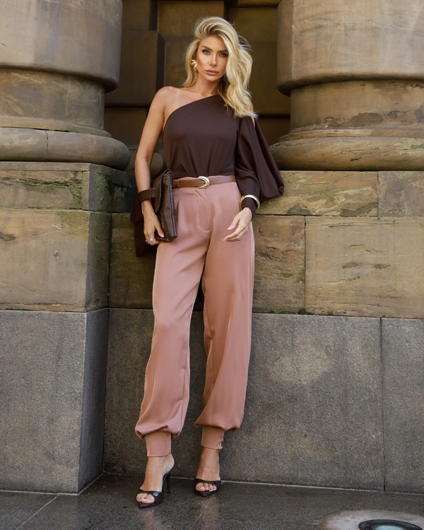 Body Ombro Só Norah Marrom