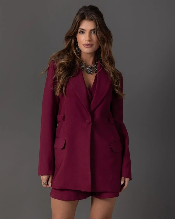 Blazer Alfaiataria Chloe Cherry