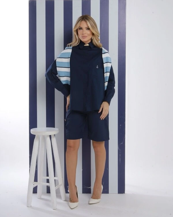 Camisa Marjorie Azul