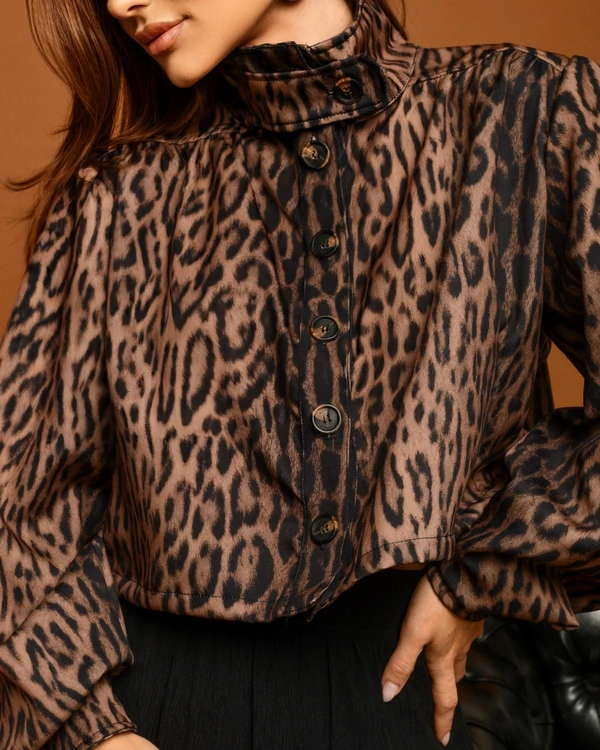 Casaqueto Animal Print Lorena