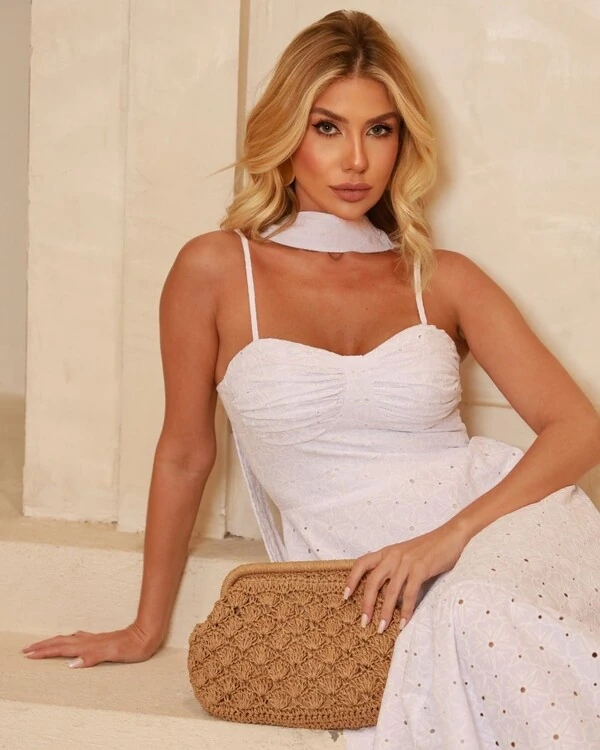 Vestido Laise Isadora Off White