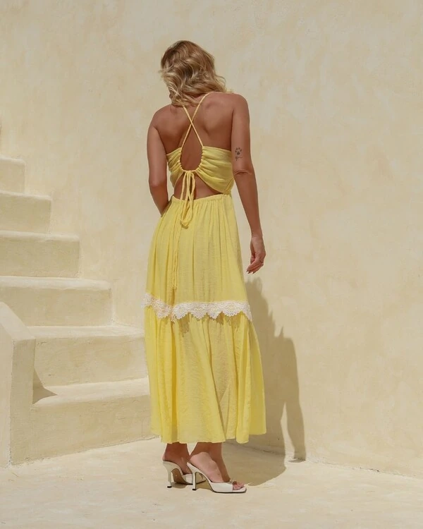Vestido Alice Amarelo