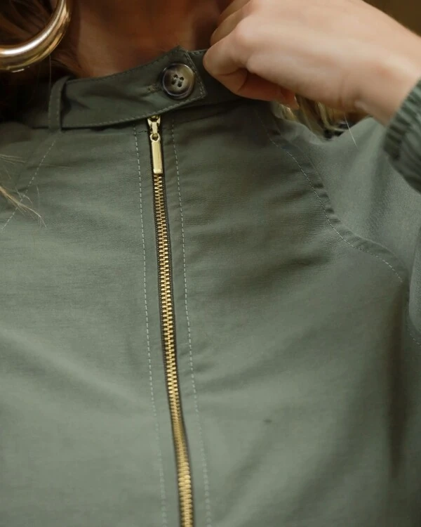 Jaqueta Bomber Tecno Giovana Verde