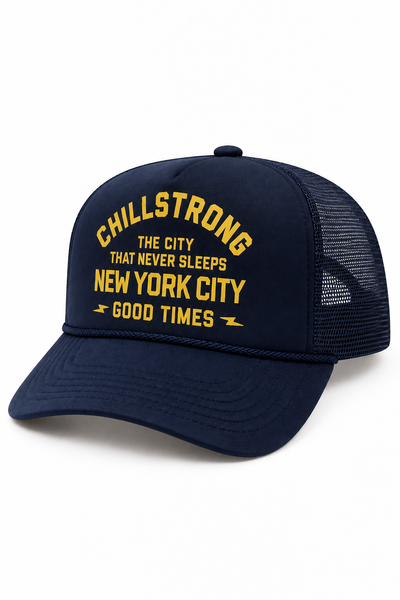 Foto Boné Trucker Chillstrong New York Never Sleeps