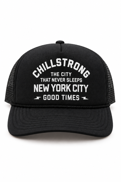 Foto Boné Trucker Chillstrong New York Never Sleeps