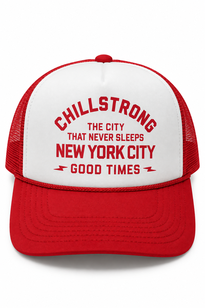 Foto Boné Trucker Chillstrong New York Never Sleeps