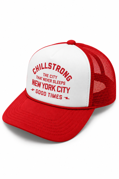 Foto Boné Trucker Chillstrong New York Never Sleeps