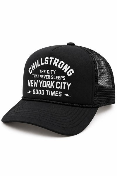 Foto Boné Trucker Chillstrong New York Never Sleeps
