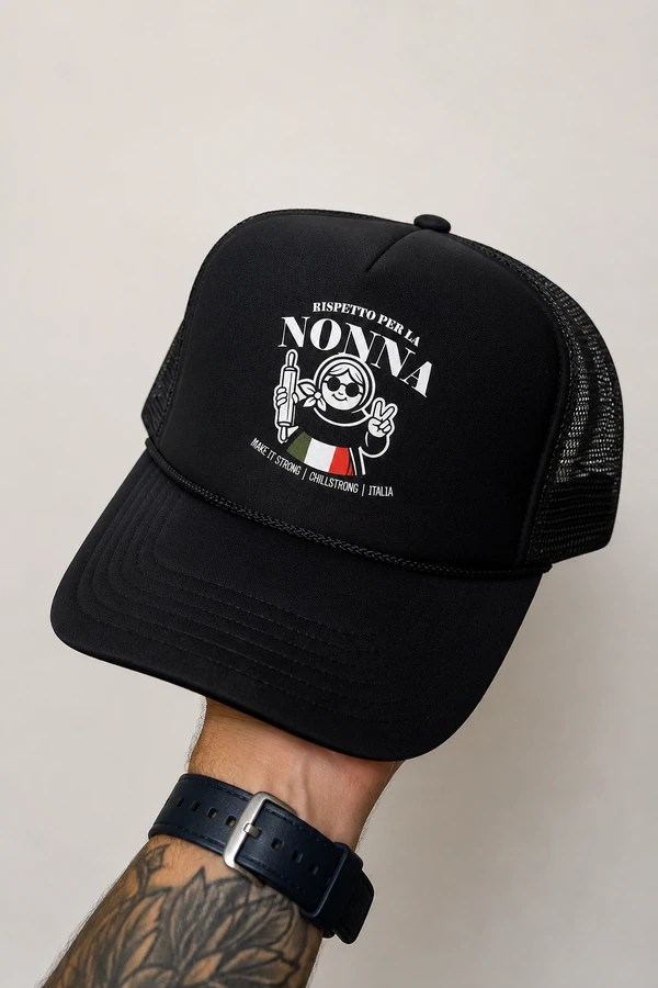 Boné Trucker Nonna - Itália