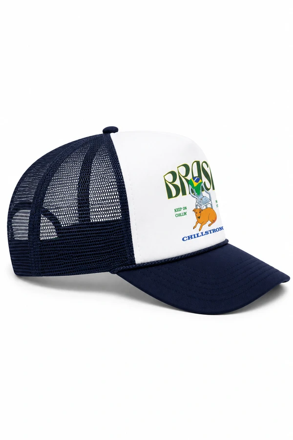 Boné Trucker Brasil & Chill