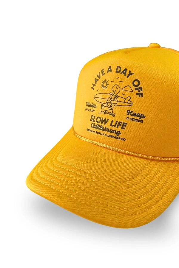 Boné Trucker Have a Day Off Green