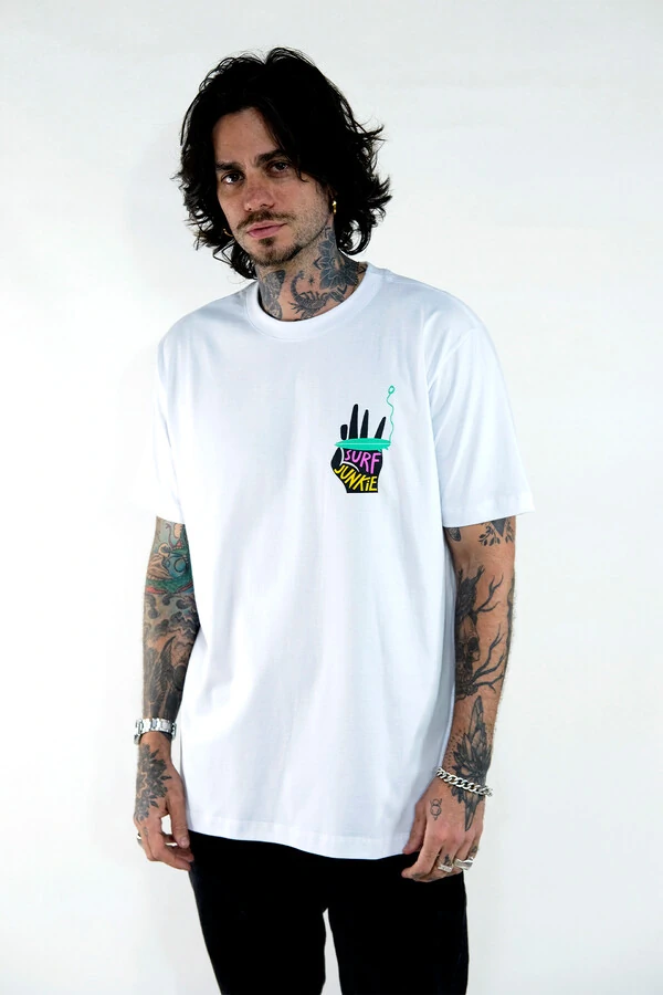 T-shirt High Tide State Surf Junkie Marcello Serpa