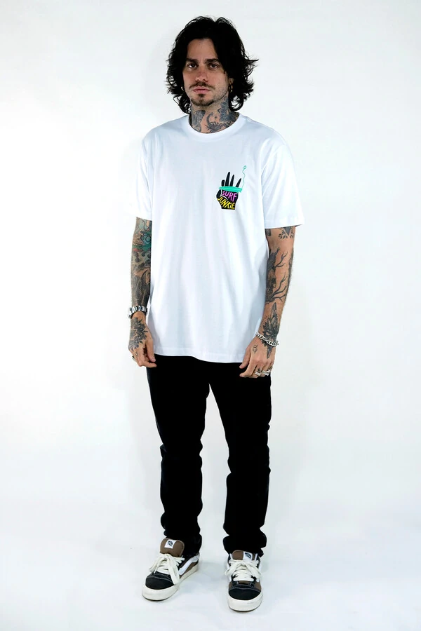 T-shirt High Tide State Surf Junkie Marcello Serpa