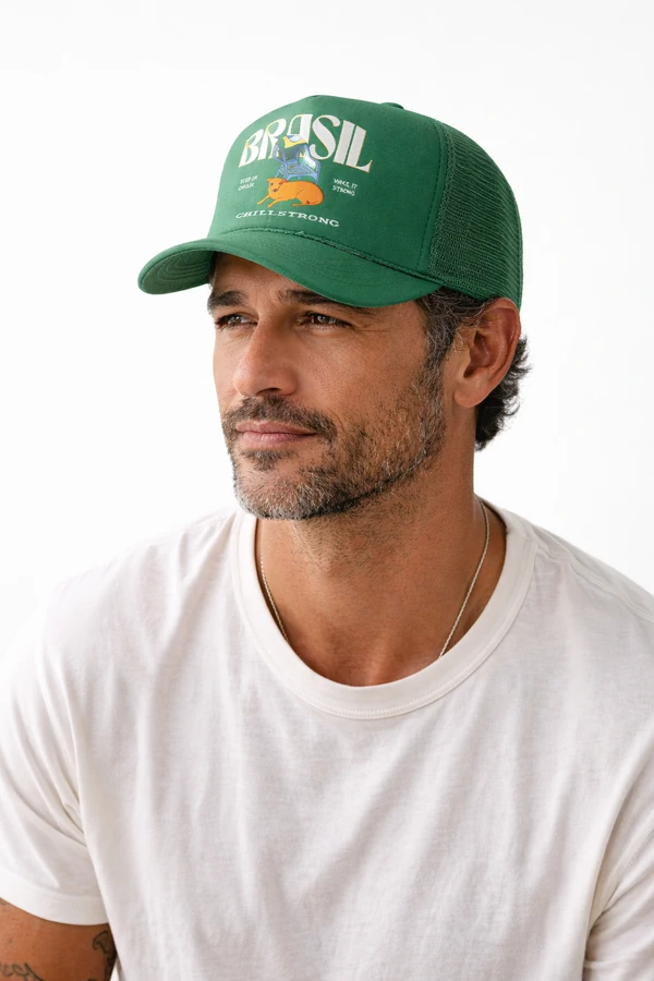Boné Trucker Brasil & Chill