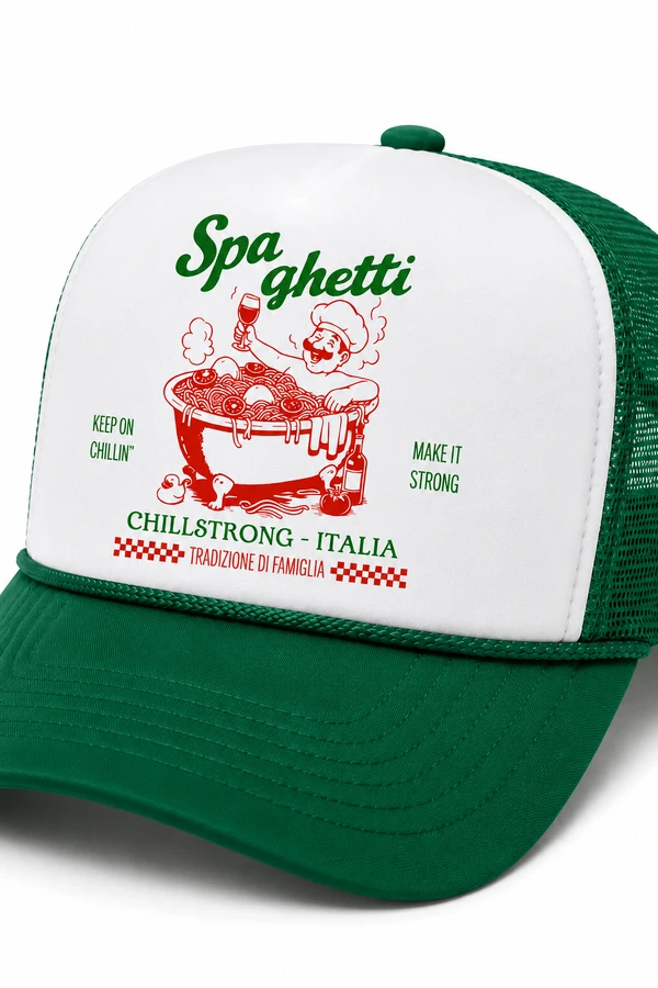 Boné Trucker Spaghetti - Itália