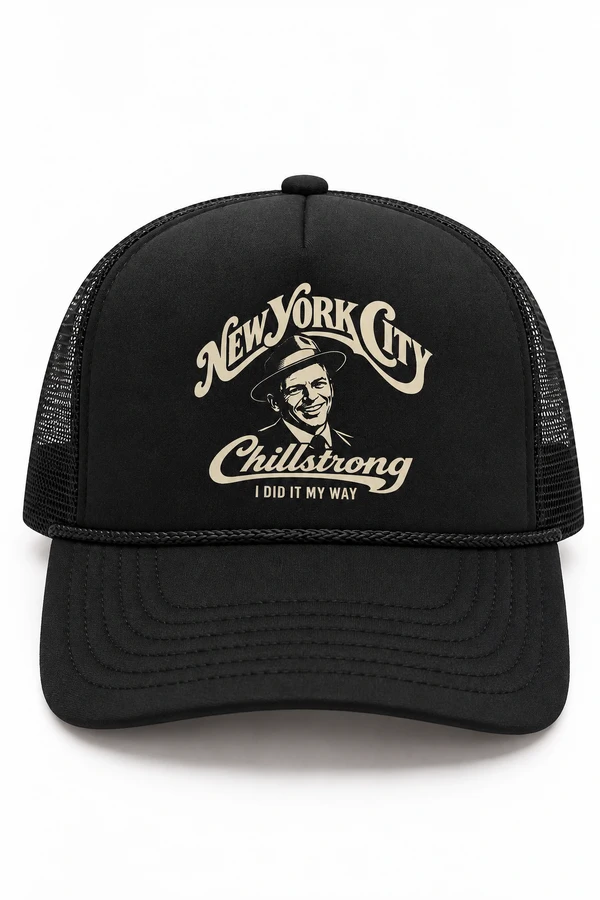 Boné Trucker Chillstrong Frank Sinatra NYC