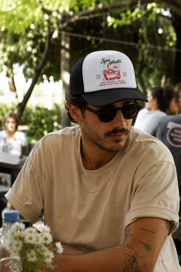 Boné Trucker Spaghetti - Itália