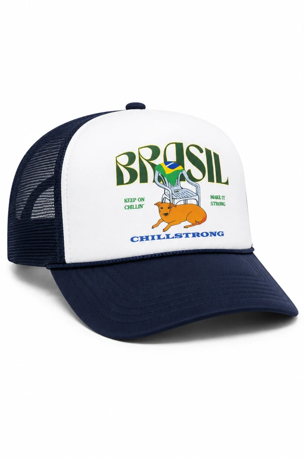 Boné Trucker Brasil & Chill