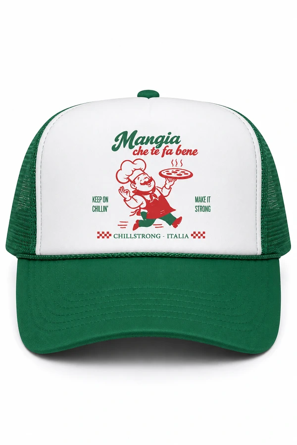 Boné Trucker Mangia Che Te Fa Bene - Itália