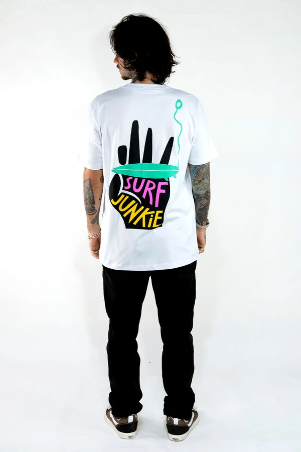 T-shirt High Tide State Surf Junkie Marcello Serpa